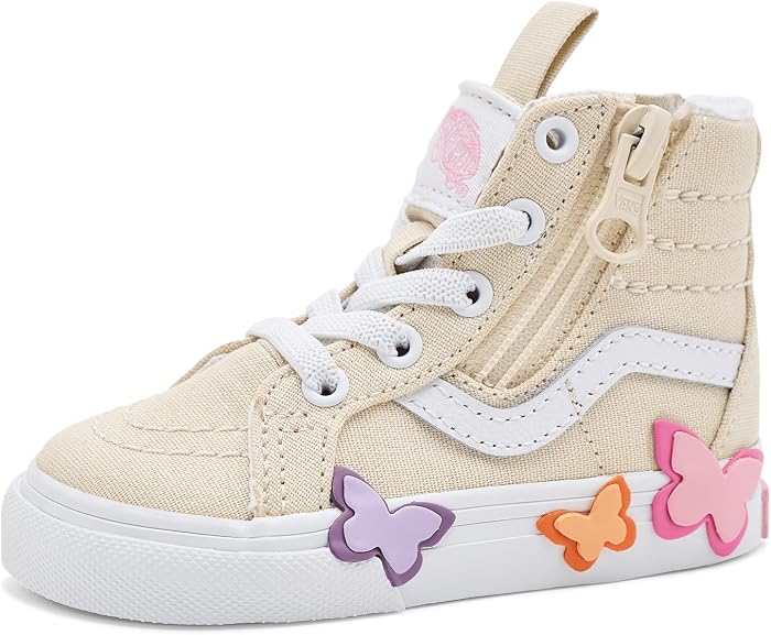 Обувь Vans SK8-Hi® Reissue Zip Butterfly (Infant/Toddler)