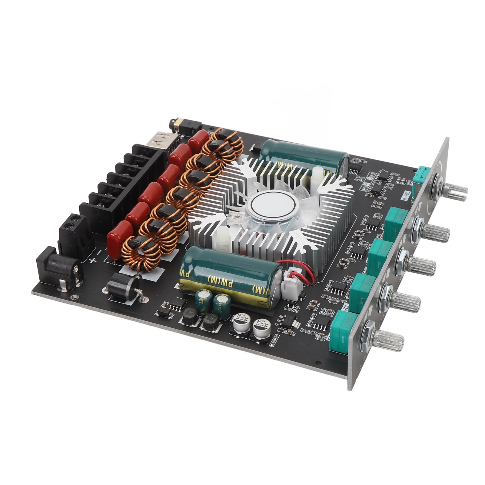 KIMISS 2.1 Modulo di Amplificatore di Potenza del Canale 220WX2 e 350W TPA3255 Amplificatore con Controllo delle App per Altoparlanti Fai -da -te