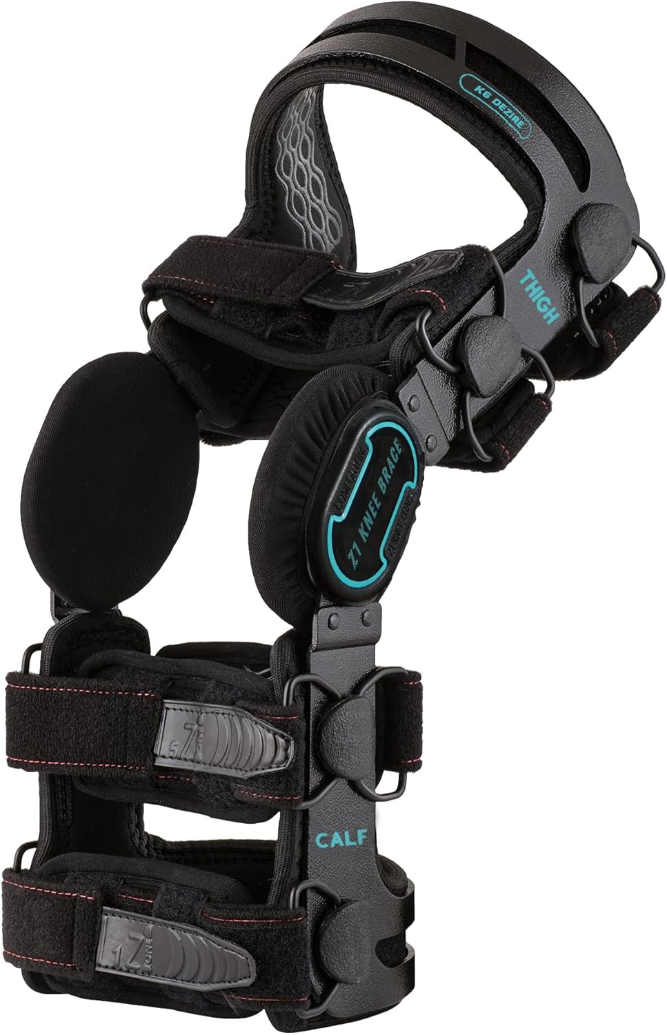 Z ONE Z1 K6 Hinged Unloader Metal Knee Brace for Men and Women - Knee Support for ACL, MCL, LCL, PCL, Sport Injuries, Mild Osteoarthritis, Meniscus Tears - Ideal for Running & Daily Activities (S9)