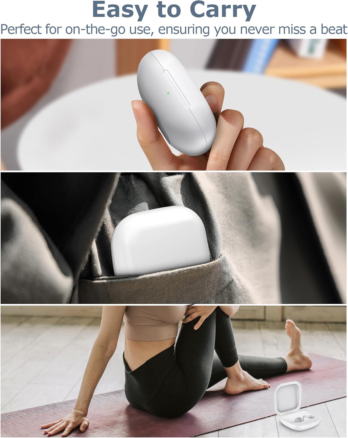 Charging Case Replacement Compatible with Beats Fit Pro - 700mAh Battery Wireless Earbuds Charger Case with Bluetooth Pairing