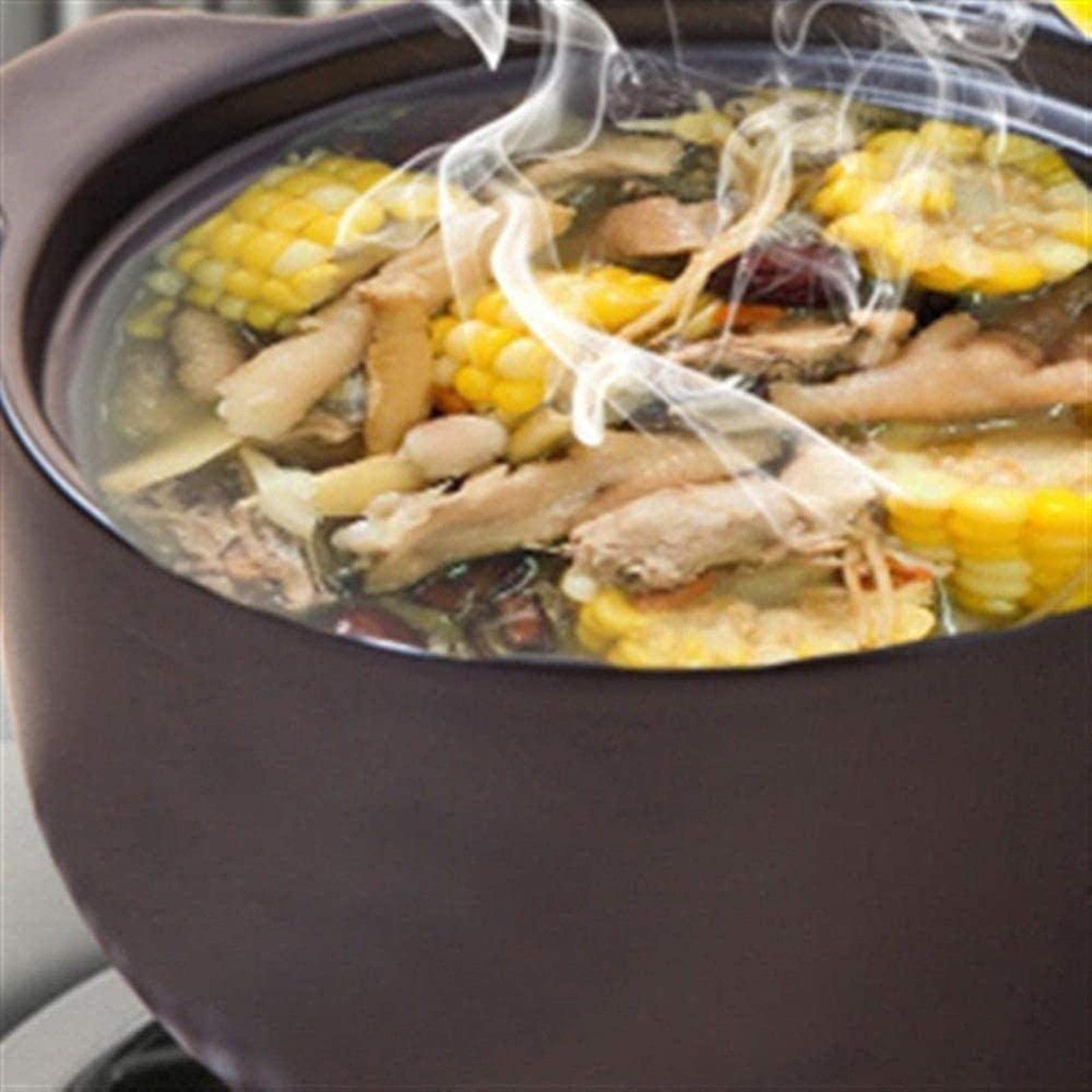 Cacerola de Barro, cazuela con Tapa, Olla de Terracota - cocida a Alta Temperatura, Apta para lavavajillas - Rosa - Capacidad de 4,2 litros,Pink-Capacity 4.2L