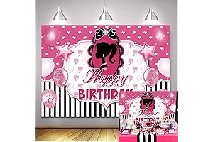 Black Barbie Party Decorations