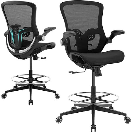 Amazon.com: BOLISS Ergonomic Office Computer Drafting Desk Chair Height ...