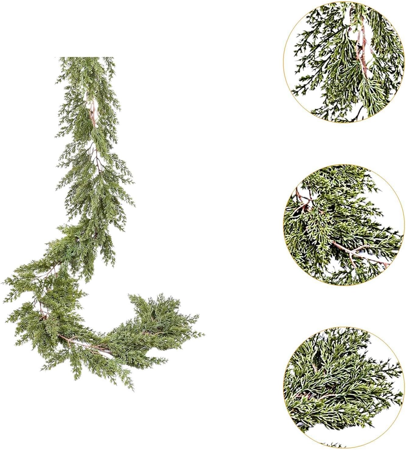 Artificial Greenery Wreath for Christmas Decoration, Centerpiece for Living Room and Parties, Style A