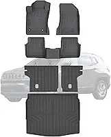 Tapetes TPE e forro de carga para Jeep Compass 2017-2026 para todos os climas forros de chão de carro servem para Jeep Compass 2017-2026 acessórios pretos
