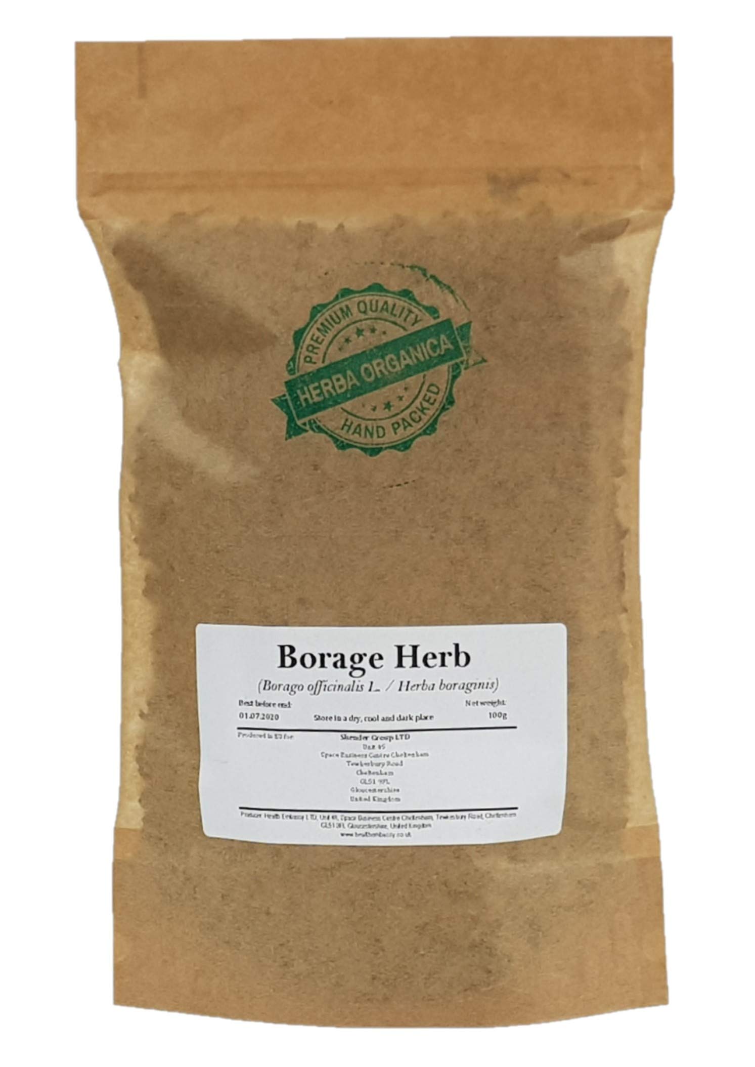 Herba Organica Borage Herb - Borago Officinalis L - Herbal Tea (100g)