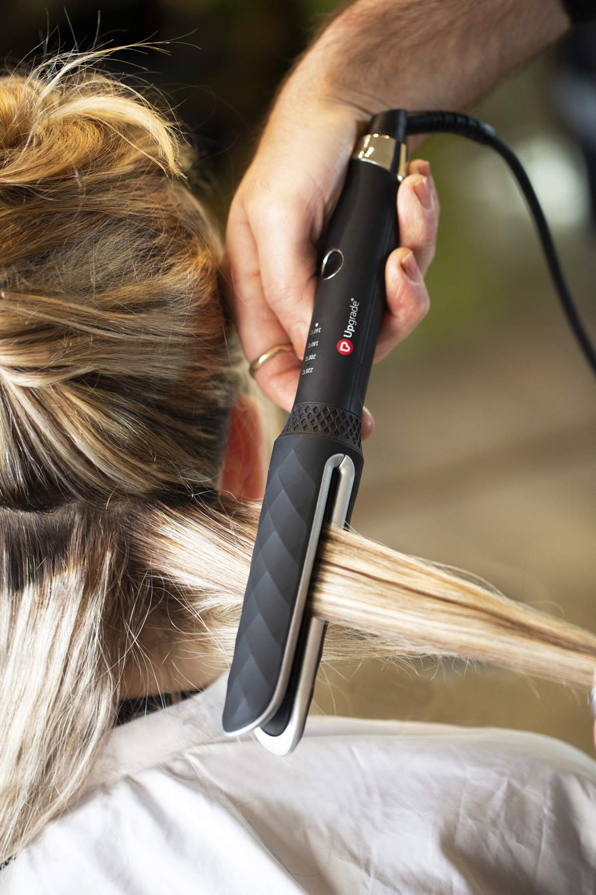 Upgrade - Plancha de pelo 2 en 1 FreeStyle - Plancha de pelo profesional y rizador sin descamación - Temperatura ajustable