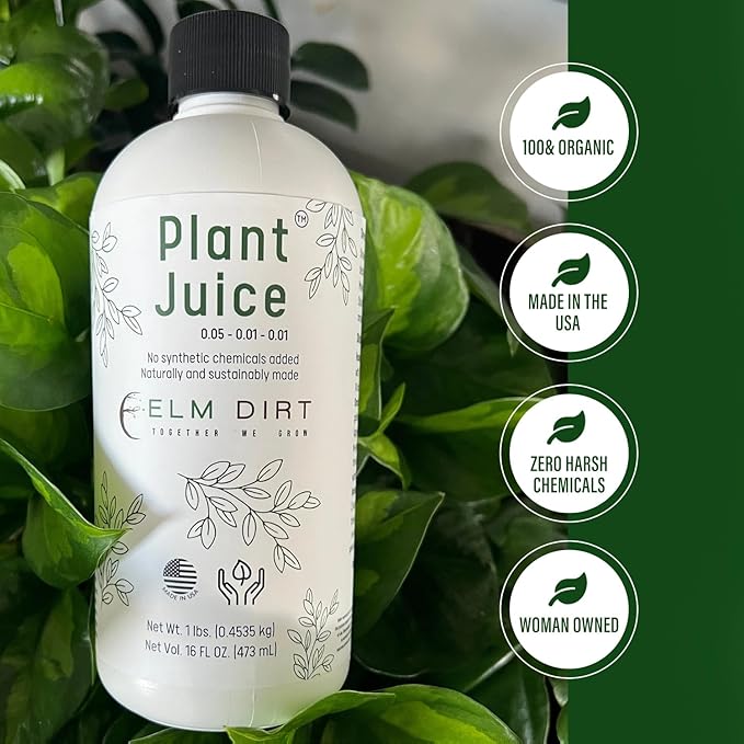 Fertilizante Orgánico Elm Dirt Plant Juice para Plantas de Interior y Exterior miniatura 4