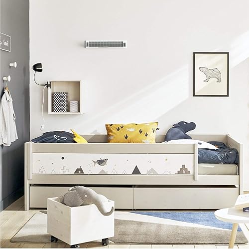 Miniatura 6 de Home Intuition - Deflector magnético ajustable de calor y aire para rejillas de ventilación, pared lateral y rejillas de techo, paquete de 2 unidades