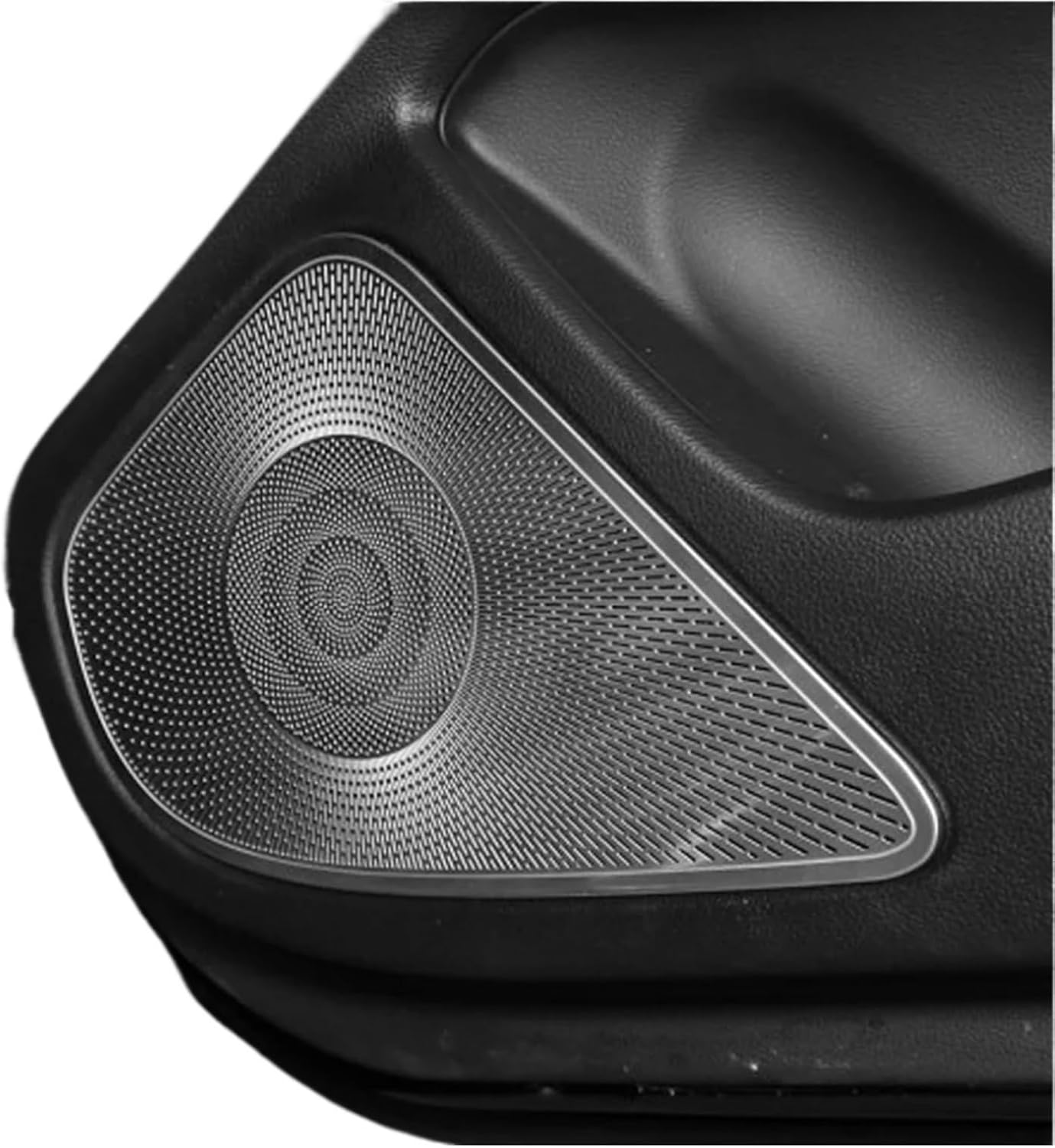 4pcs Stainless Steel Interior Moulding Door Speaker Horn Trim Cover Compatible for Genesis G70 Loudspeaker Panel Stickers Auto Accessories