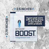 Vista 7 de Integra Boost - 55% de nivel de HR - Tamaño de 0.28 oz - Paquete de control de humedad bidireccional con tarjetas indicadoras de repuesto