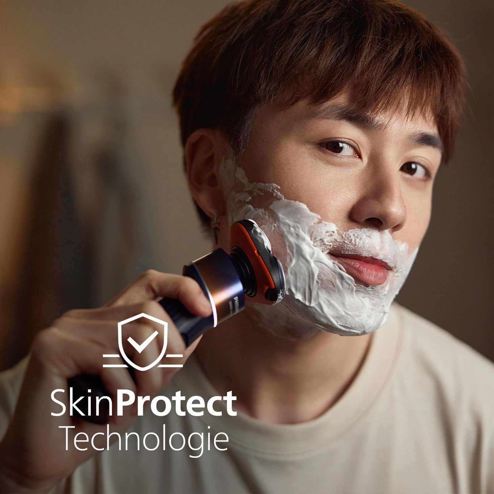 Philips Shaver Series 5000X, elektrischer Rasierer für Herren, Nass- und Trockenrasur, Skin Protect Technologie, flexibler 360-Grad-Scherkopf, Aufladen in 1 Std./5 Min Schnellladung (Modell X5012/00)