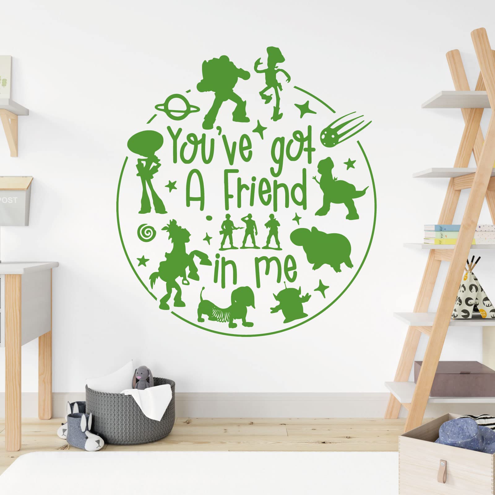 You've Got a Friend in Me - Story Inspired Children's Vinyl Wall Decal Sticker [XXLarge] [Grass]