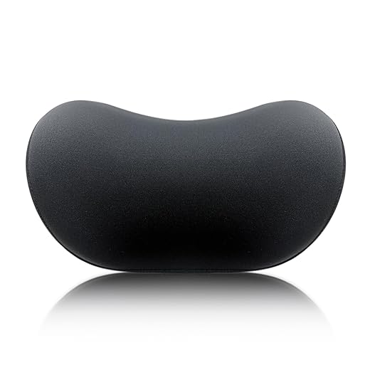 Zanch 2025 Upgraded Car Neck Pillow, 100D Memory Foam Headrest, Ergonomic & Odorless, Cooling Breathable Cover, Adjustable Strap, Removable & Machine-Washable, Universal Fit, Black, 2-Pack