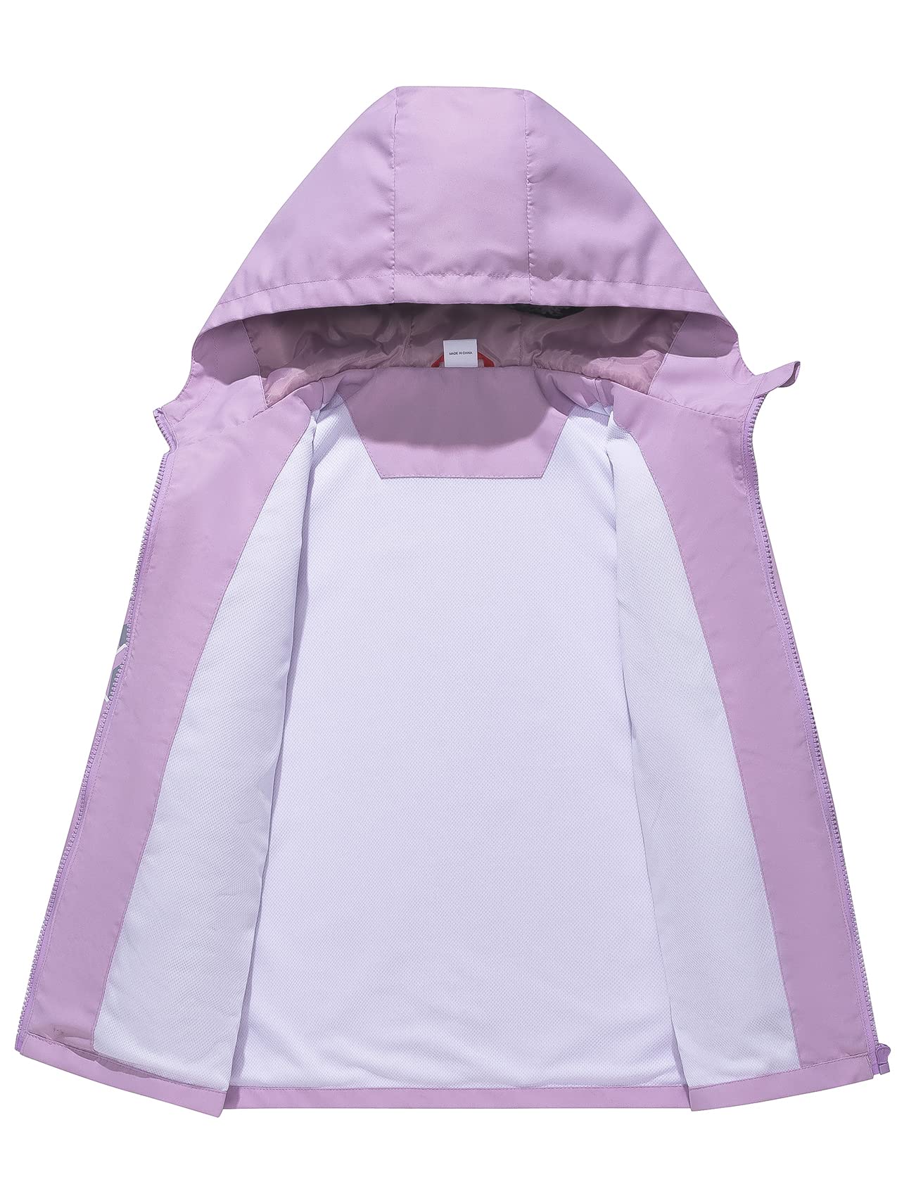 Veste de pluie enfant imperméable capuche demi-saison fonctionnelle