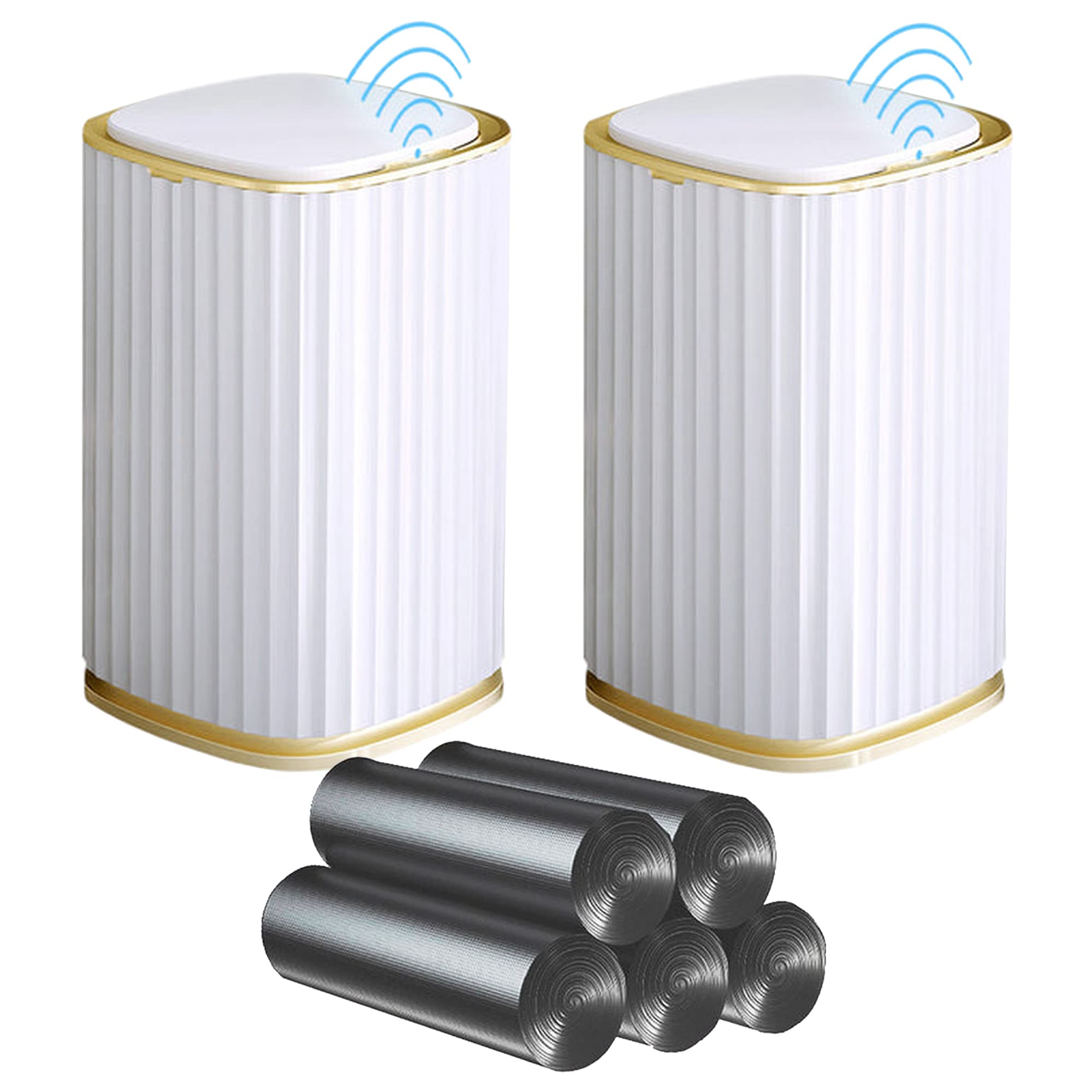 Pack De 2 Papeleras Recogedores 16 L (8x2) Multifuncionales