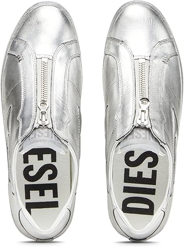 DIESEL ローカットスニーカー シルバー レディース Amazon.co.jp: [Diesel] (ディーゼル) レディース レザー