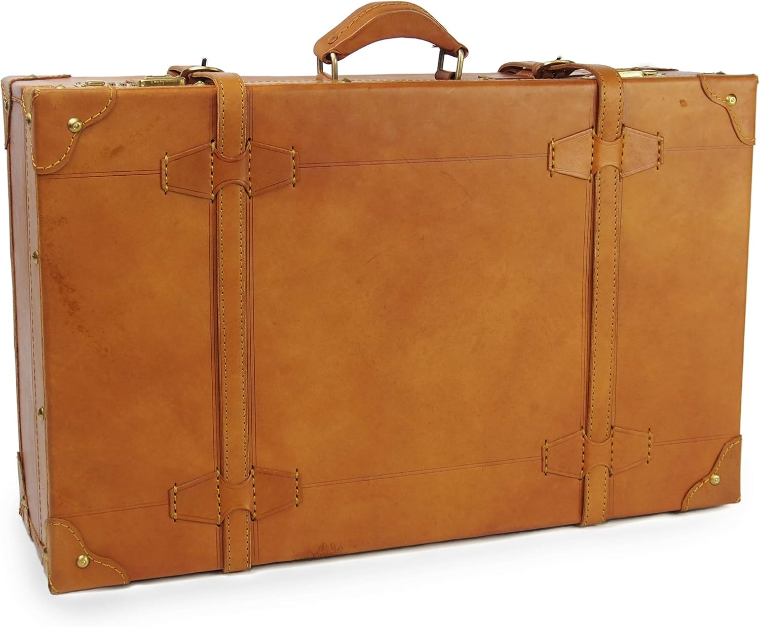 本革 牛革 トランクケース ビジネス ヌメ革 本体55cmサイズ ハンドメイド ベジタブルタンニンなめし メンズバッグ レディースバ