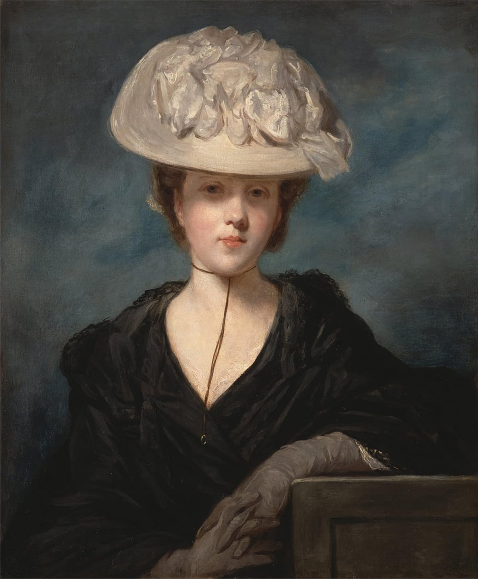 ARTXLXXBN Famous Art Print Poster Vintage Wall Art Miss Mary Hickey by Joshua Reynolds Canvas Art Poster for Home Decor 60x90cm