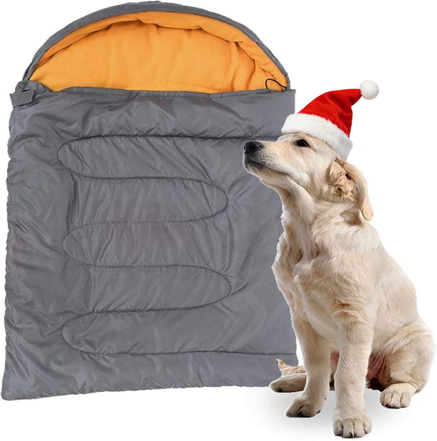 Waterproof Packable Dog Bed Mat for Camping & Travel (Grey/Orange, L) Waterproof Packable Dog Bed Mat for Camping & Travel (Grey/Orange, L)