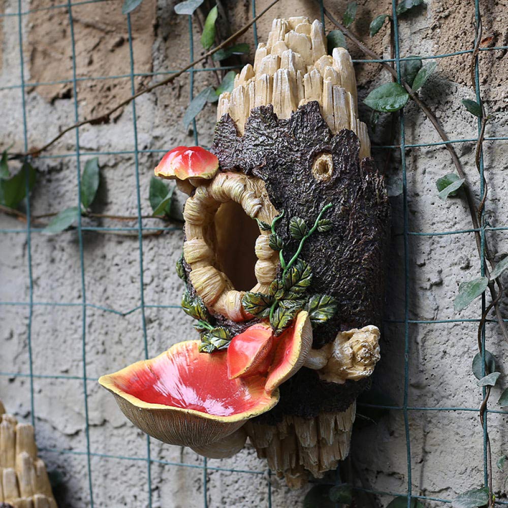 Figurine animal statue ornements mur de jardin extérieur résine