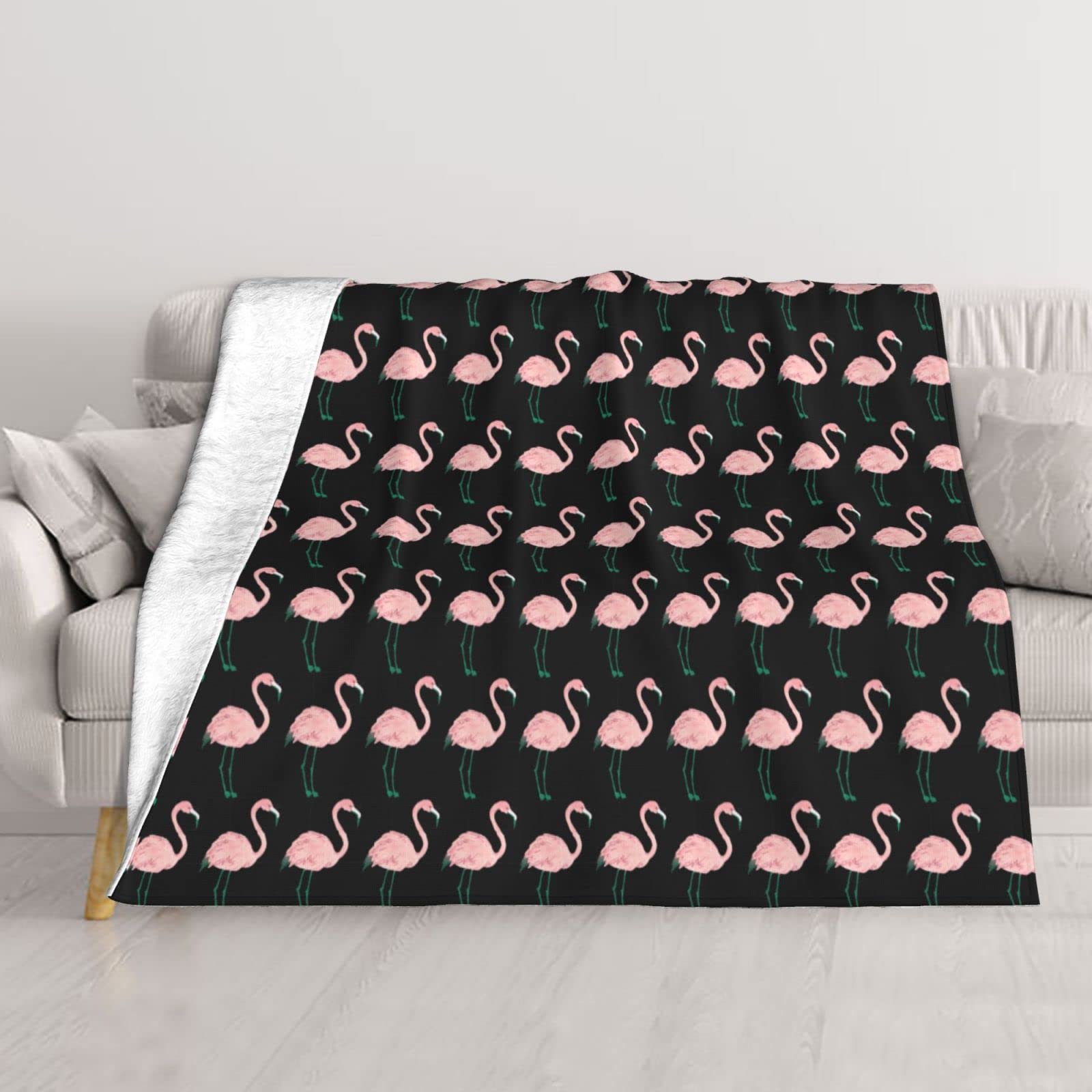 Couverture en peluche douce toutes saisons pour canapé lit voyage 127x101