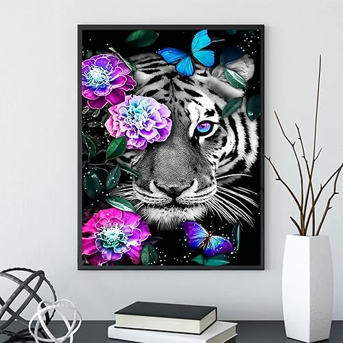 Miniatura 4 de Pintura de diamante 5D con diseño de guepardo para bricolaje, pintura de diamantes de animales, kit de accesorios de pintura de diamante, accesorios