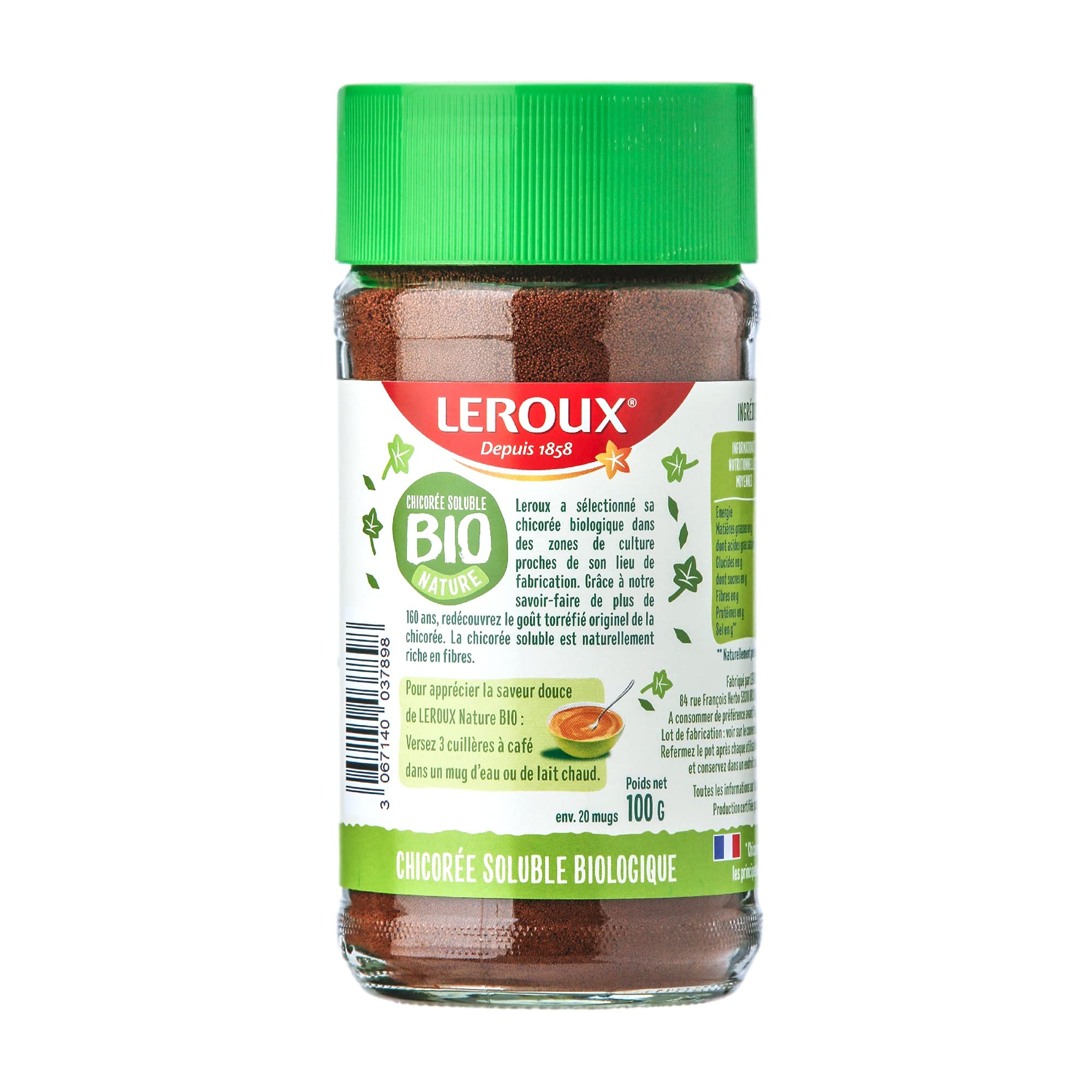 LEROUX (ACHICORIAS) Achicoria Soluble Bio, 100g