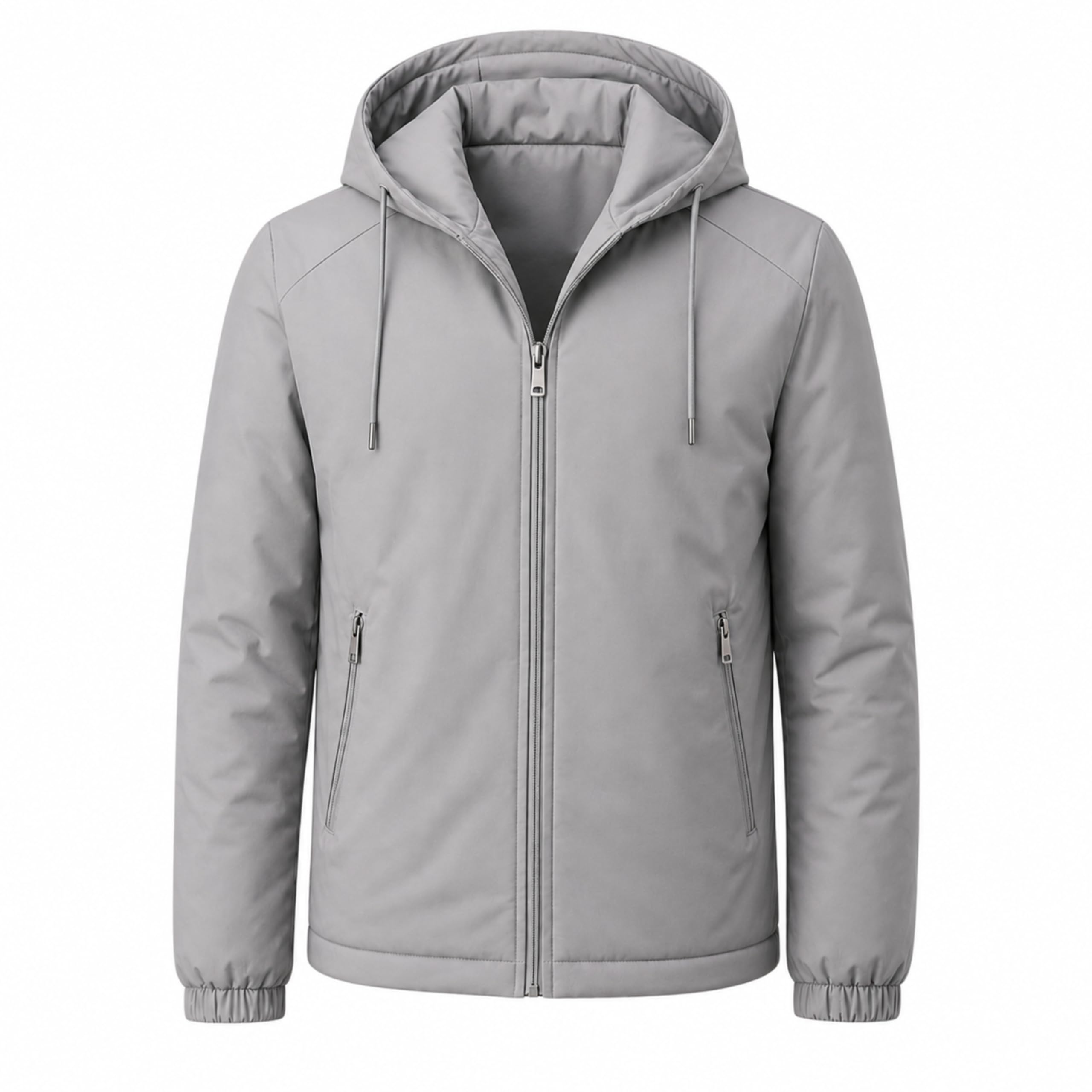mia fashion Men’s Lightweight Hooded Rain Jacket | Full Zip Windcheater for Rainy Season-picture-12