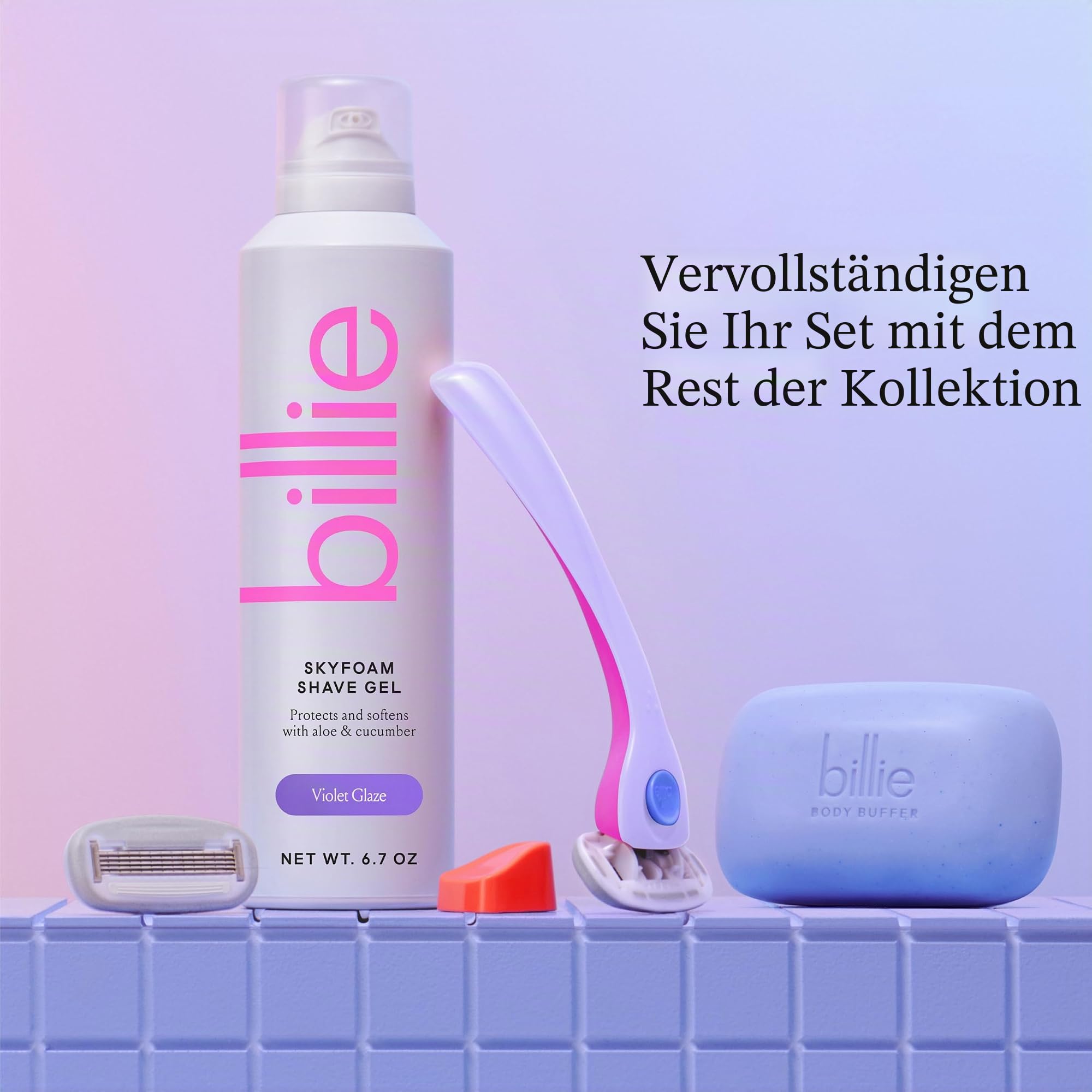 Billie Damen-Rasierer-Nachfüllklingen, 5 Klingen, 8 Stück