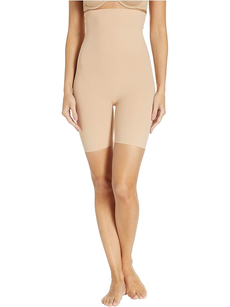 Beige Commando Classic Control High-Waisted Shorts CC117