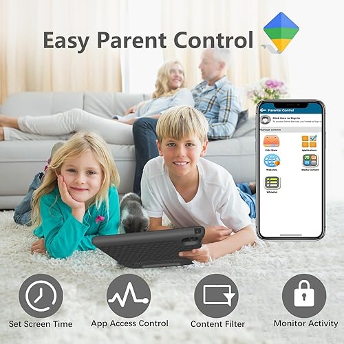 Miniatura 3 de ITDULCET Tablet para niños, Tablet Android 14 de 10 pulgadas para niños, 8 GB RAM 64 GB ROM Octa-Core Batería de carga rápida Tabletas para niños