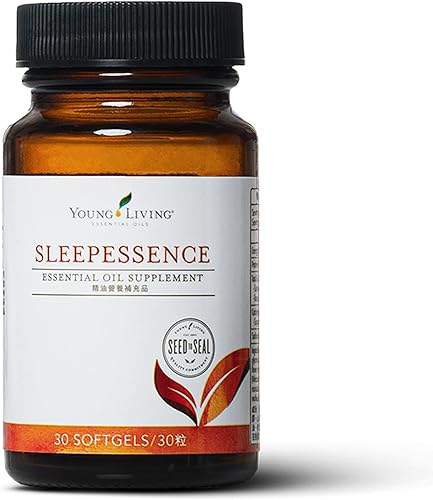 Young Living SleepEssence - Suplemento de aceite esencial, 30 cápsulas, apoya el sueño reparador y el ritmo natural del sueño, formulado con