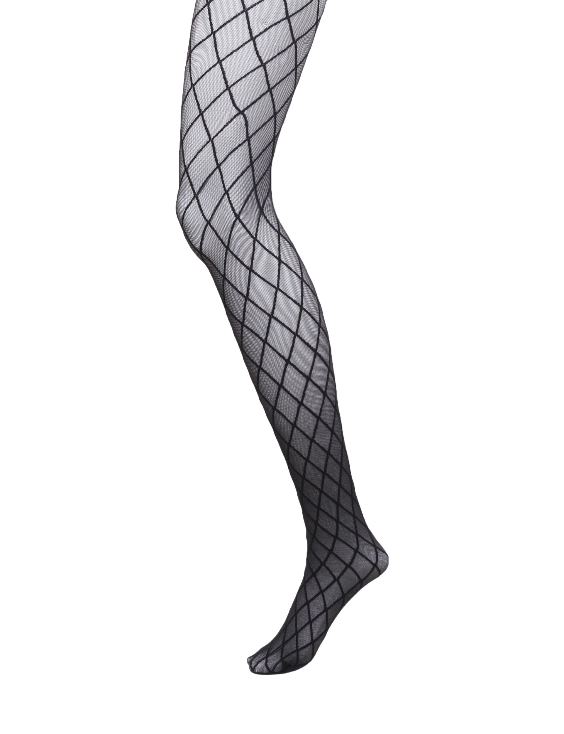 Hanes L'eggs Casual Women's Fashion Diamond Tights, Control Top, Sheer Toe,