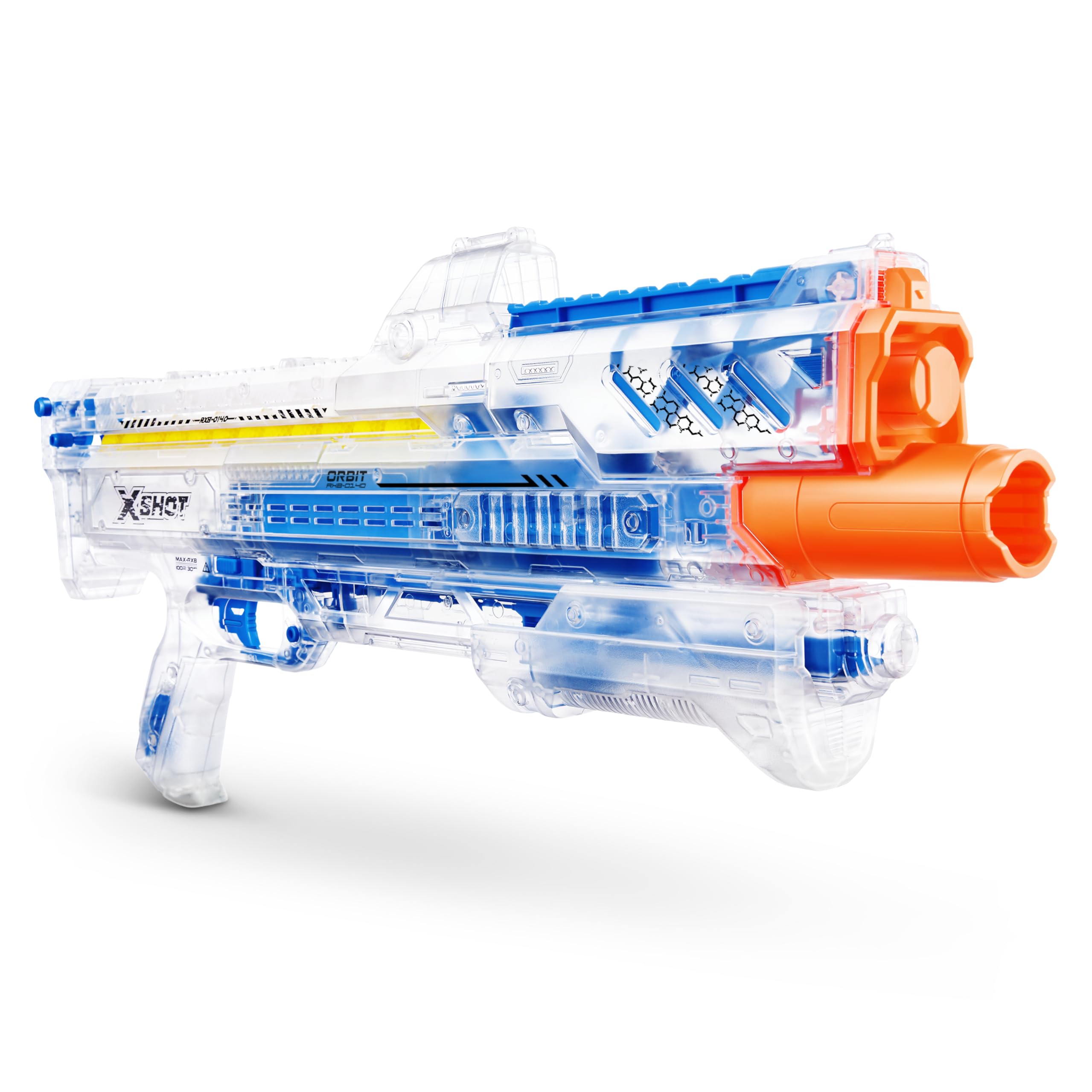 XSHOT Chaos Orbit Blaster with 24 Rounds by ZURU, Dart Blaster