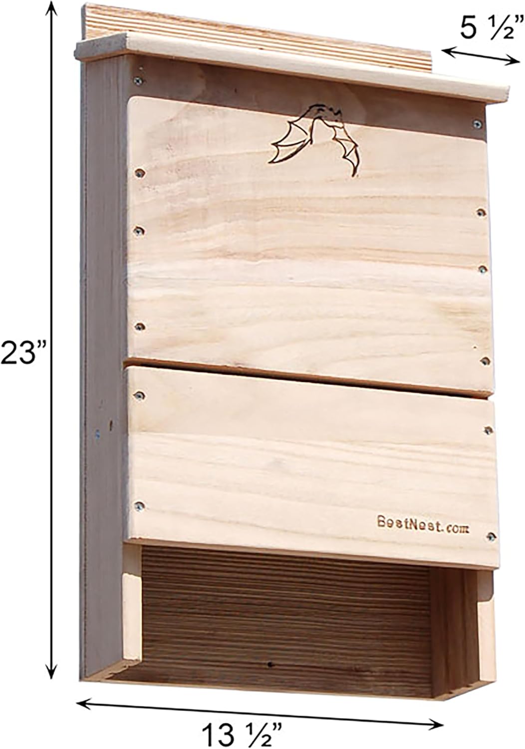 BestNest Triple-Celled Bat House and Two Bat Exclusion Tubes