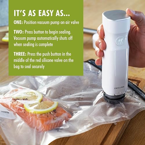 Miniatura 10 de Zwilling Fresh & Save. Juego de bolsas selladoras al vacío para alimentos.