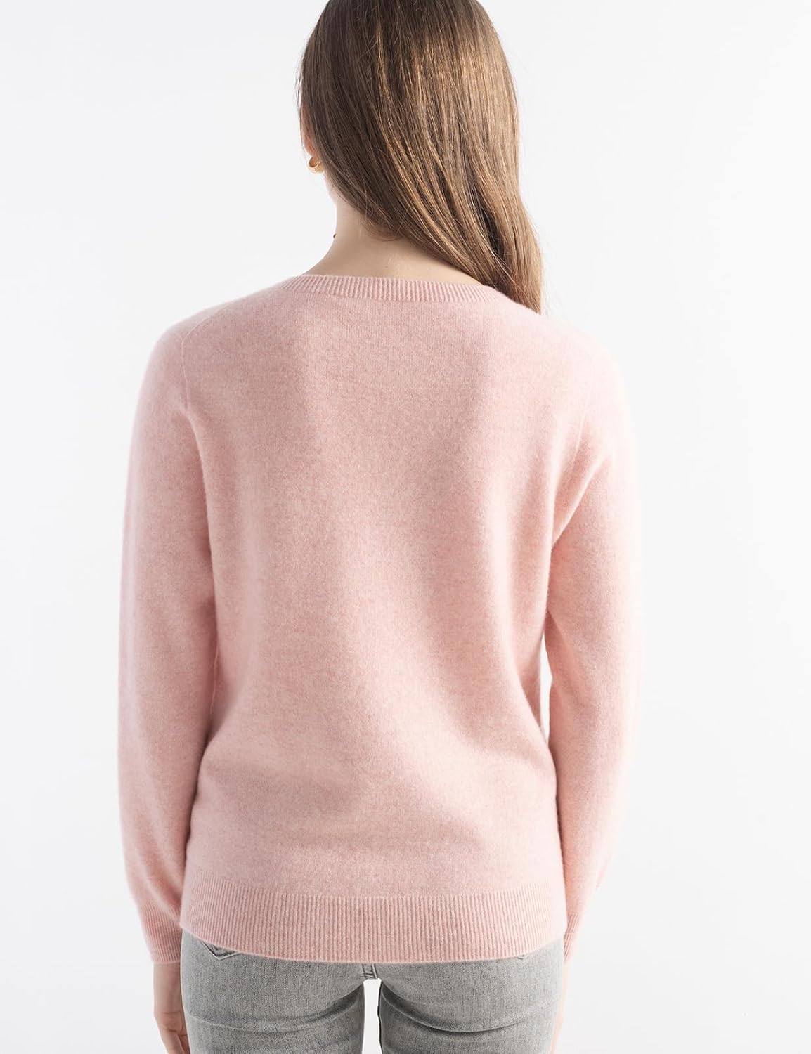 Chanyarn Women's 100% Pure Cashmere Sweater 2025 Fall Winter Crew Neck Long Sleeve Warm Soft Knitted Pullover - Image 6