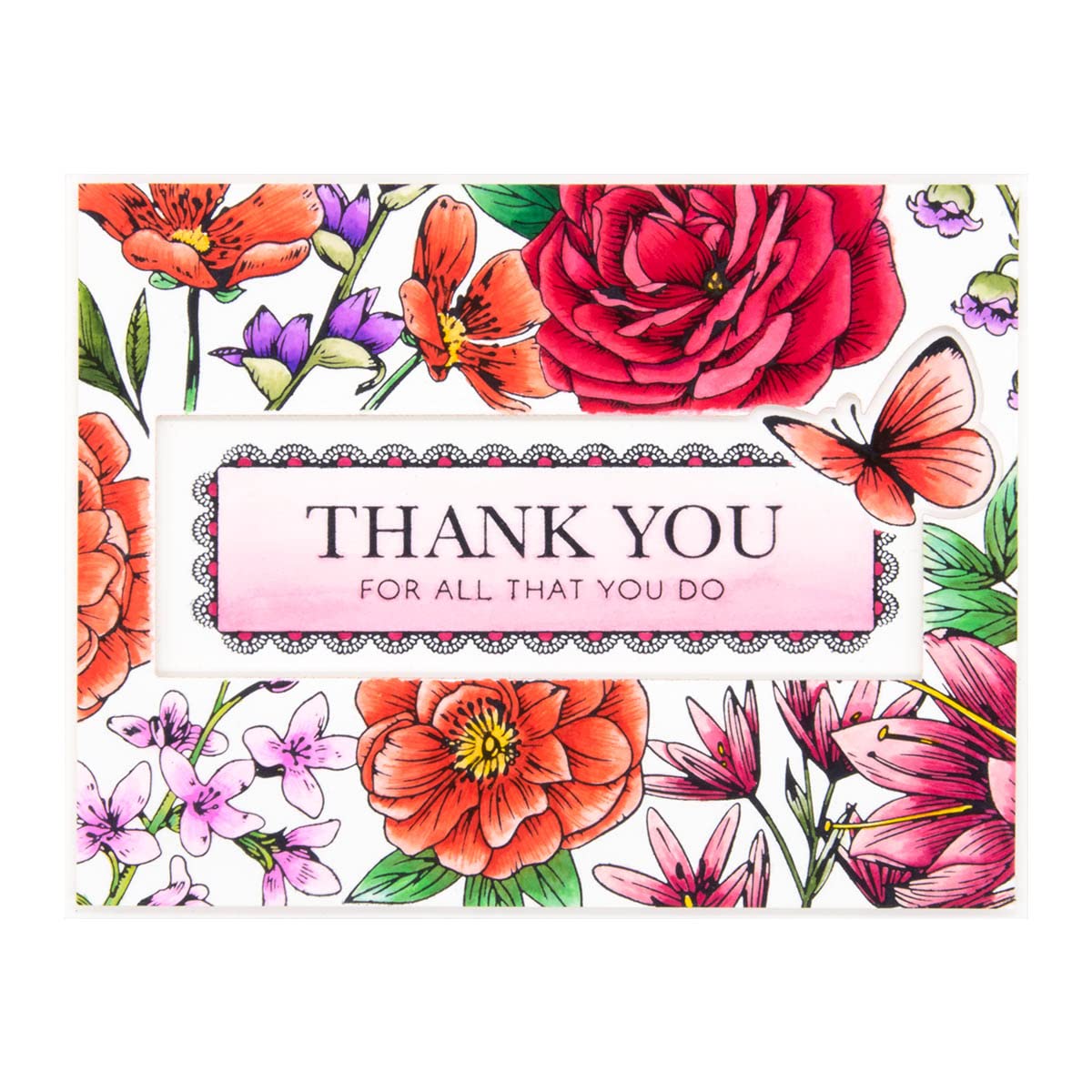 Amazon.com: Spellbinders BP-027 Butterfly Garden Press Plate & Die