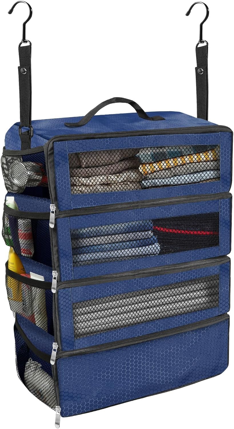 Elezay, Organizer cubico portatile, da appendere, per bagagli