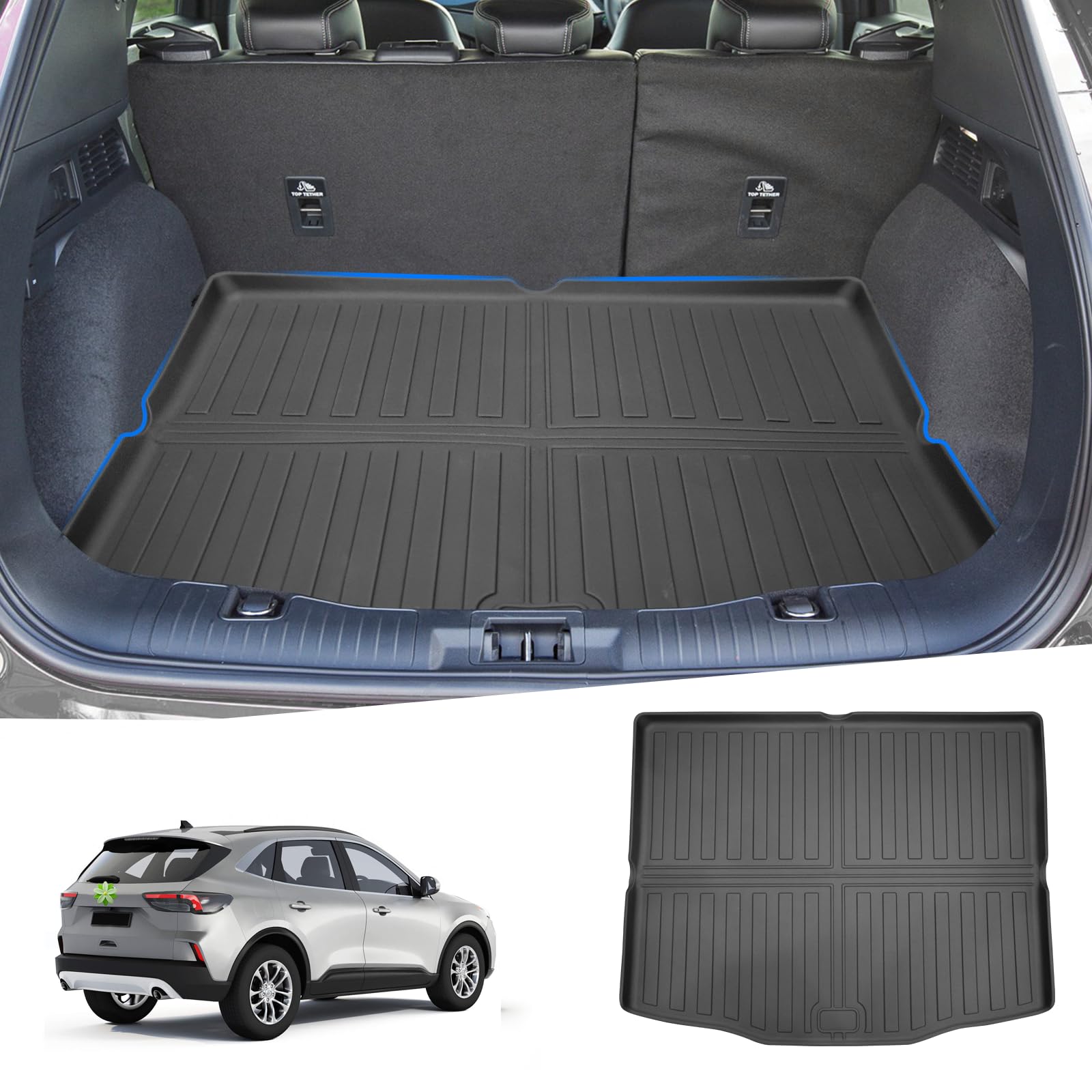 Vasca Baule Per Bagagliaio BMW X3 G01 (dal 2017) - TPE Resistente, Bordo Alto 3.5 Cm, Antiscivolo