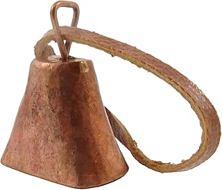 Melody Jane Dollhouse Pioneer Copper Cowbell Cow Bell Stable Farm Yard Animal Accessory
