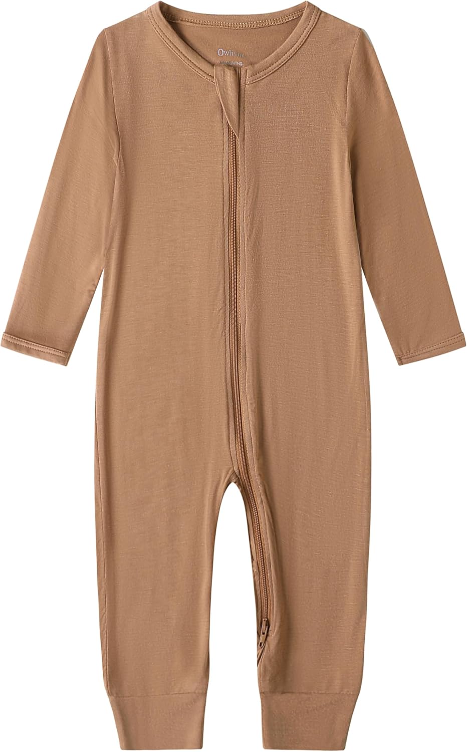Owlivia Rayon from Bamboo Baby Footless Pajamas, Boys and Girls Zip up Sleep and Play, Long-Sleeve Coveralls