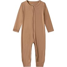 Owlivia Rayon من Bamboo Baby Footless Pajamas ، Boys and Girls Zip up Sleep and Play ، Long-Sleeve Coveralls
