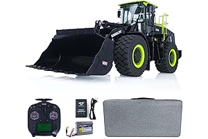 Huina 1/16 K966 KABOlite 2.4G Hydraulic RC Loader Model Ready to Run (Black Green)