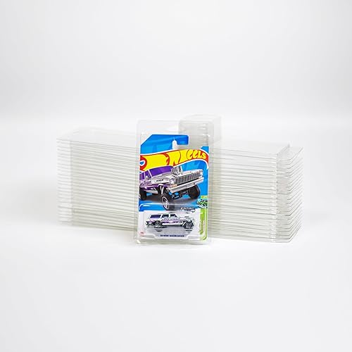 Miniatura 6 de Paquete de 24 para ruedas calientes y caja de cerillas. Mejora tu experiencia de visualización y almacenamiento con fundas protectoras, 6.5 x 4.25