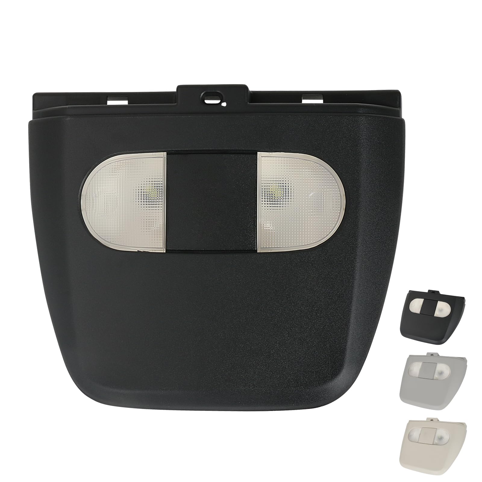 TQPONLY Overhead Console LED Dome Map Light Lamp | Fits Ford F150 2004-2008, for Lincoln Mark LT 2006-2008 Truck | Replaces 6L3Z-18519A70-AB Interior Cab Lights Track (Black)