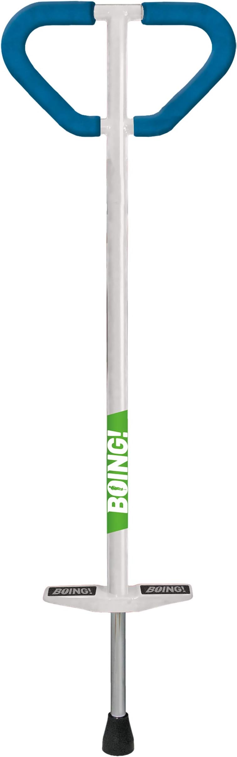 Geospace Jumparoo Boing! 'PRO' Medium Pogo Stick for Kids - Supports 60-100lbs –Outdoor Toy for Boys and Girls– Active Play for Balance, Coordination,Exercise & Fitness-Durable & Safe (White or Black)