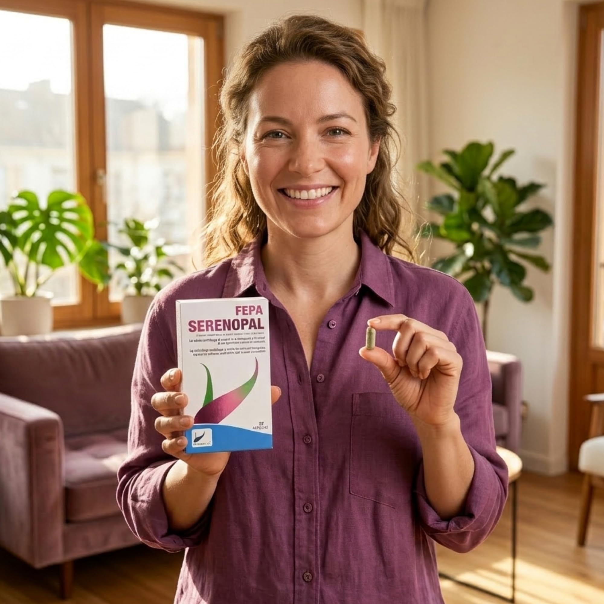 FEPA Serenopal – 60 Cápsulas Pack de 2 – Cápsulas con Extractos de Salvia y Cimicífuga – Complemento Alimenticio para el Apoyo Nutricional, Confort y Bienestar – Fepadiet
