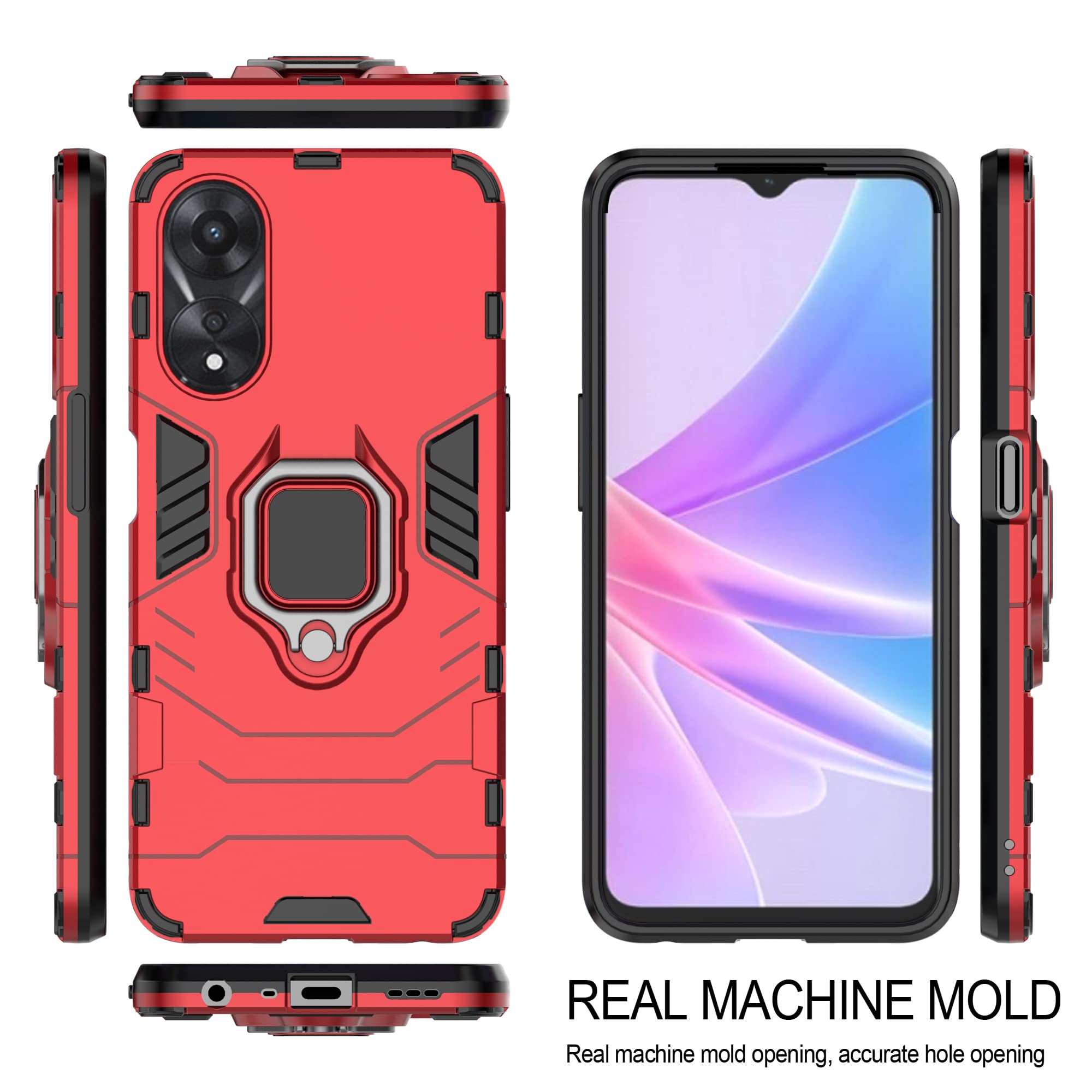 Coque Pour Oppo A78 5G/A58 5G, Housse De Protection En PC Dur Et TPU